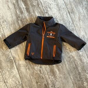 3T Cowboy Hardware Too Tough To Cry Brown/Orange Jacket
